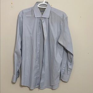 Elegant Light Blue Men's Dress Shirt
